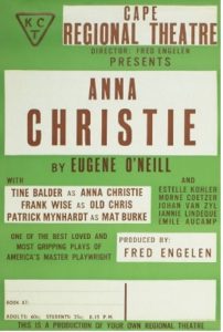 1962 (ca.): Affiche voor Anna Christie (Eugene O’Neill), Cape Regional Theatre © Archief Tine Balder en Fred Engelen in Letterenhuis, Stad Antwerpen: (lhps:49405)